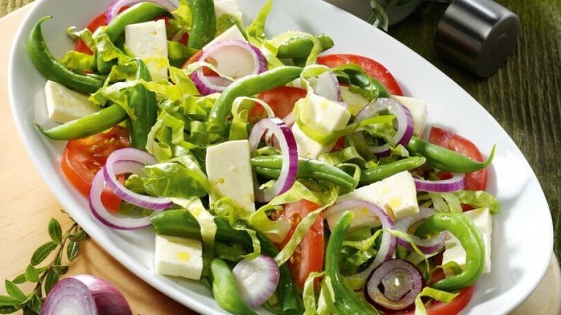 Salade de légumes pour augmenter la puissance