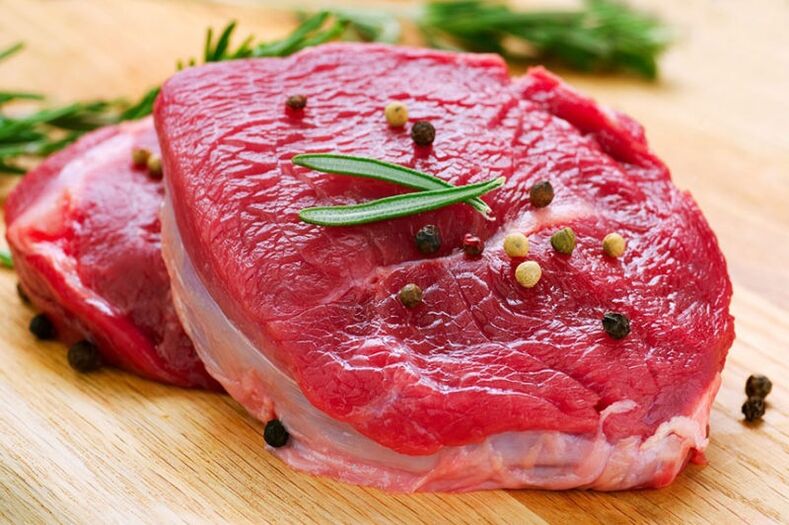 Viande pour augmenter la puissance