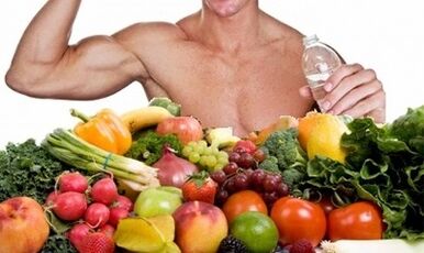 Fruits et légumes pour la puissance masculine